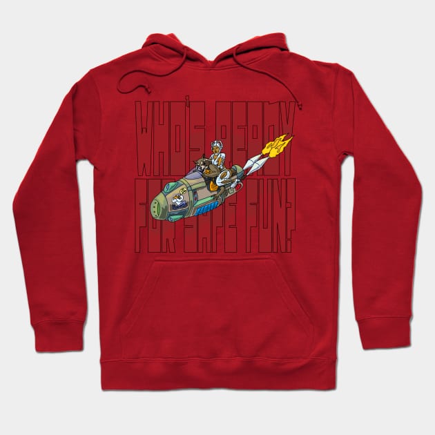 Space Brappin Hoodie by FullTuckBoogie